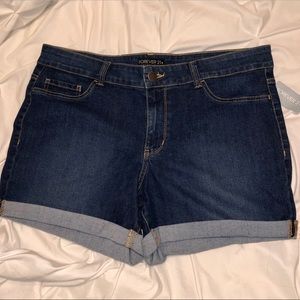 NWT Forever 21 Plus Size Denim Shorts